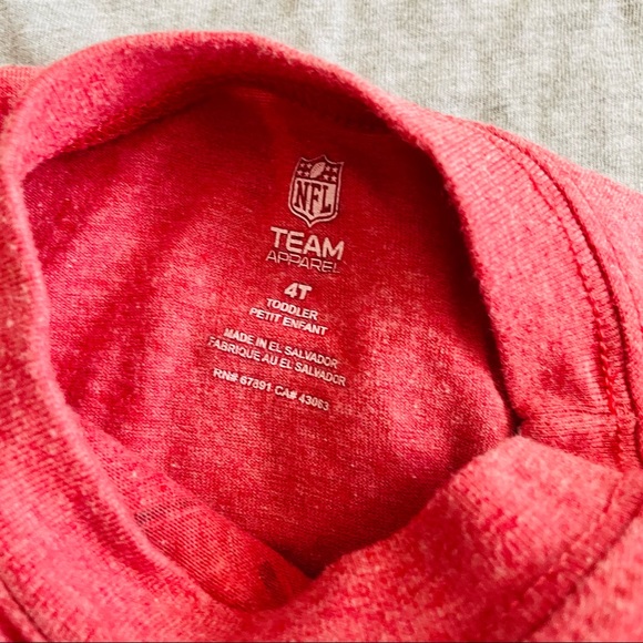 NFL Atlanta Falcons Youth 4T Unisex long sleeve team apparel Shirt lot of 2 - Picture 4 of 6